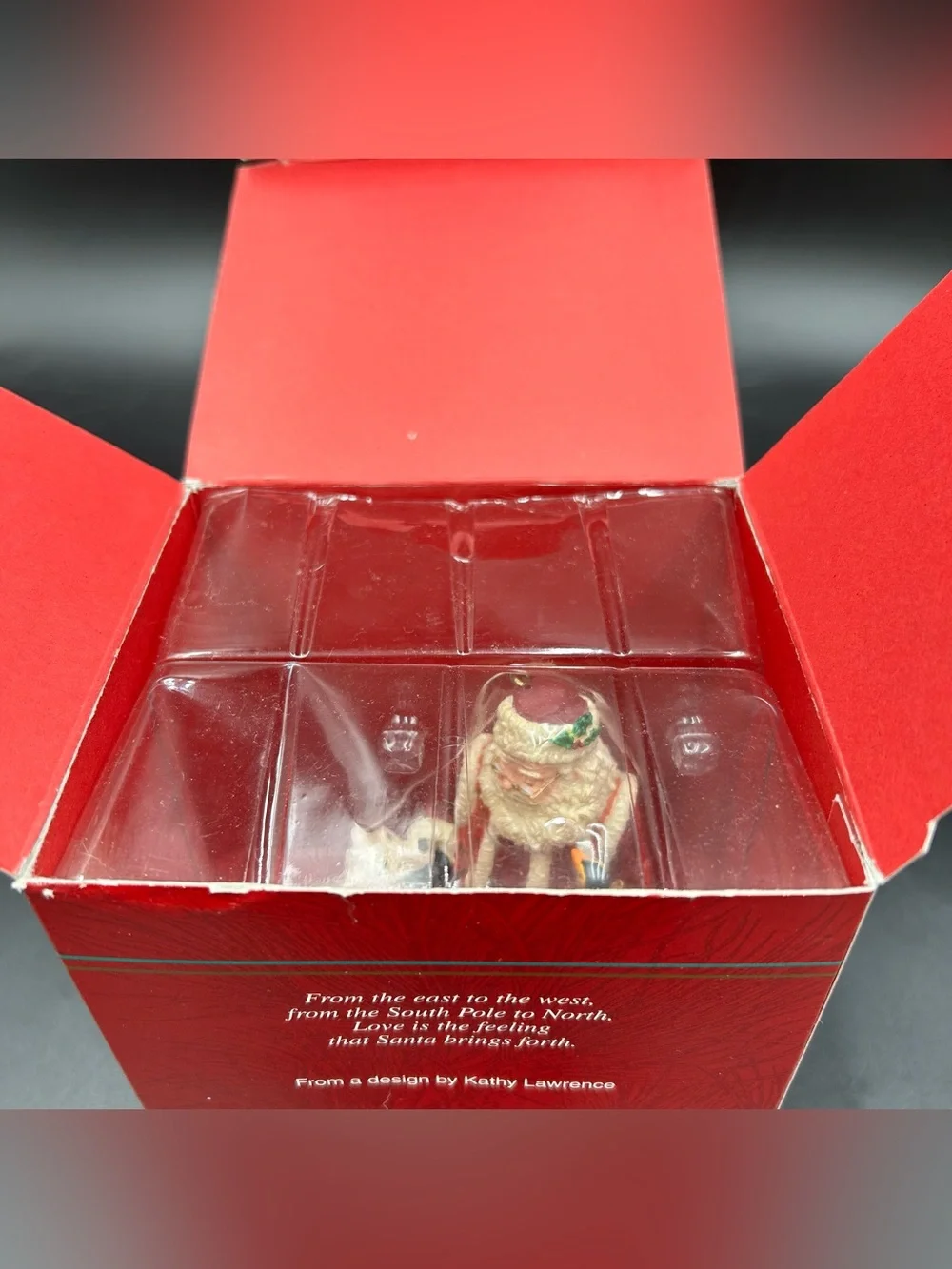 Carlton Cards Santa’s Holiday Best Ornament 2000 Polar Bear Penguin Boxed